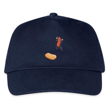 Hot-dogs, saucisses, barbecue, grill, barbecue - Casquette de baseball Enfant - marine - Devant