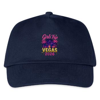 Girls Trip Vegas 2026 - Kinder Basecap - Navy - Vorne