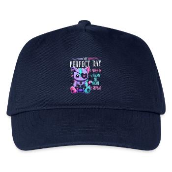 Pastel Goth Soft Goth Gaming Gamer - Kids’ Baseball Cap - navy - Front
