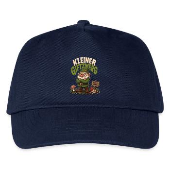 Kleiner Giftzwerg – Frecher Humor Spruch - Kinder Basecap - Navy - Vorne