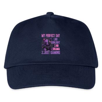 Pastel Goth Soft Goth Gaming Gamer - Kids’ Baseball Cap - navy - Front