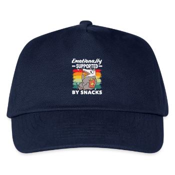 Ich Benötige Snacks, Lustiger Tierhumor - Kinder Basecap - Navy - Vorne