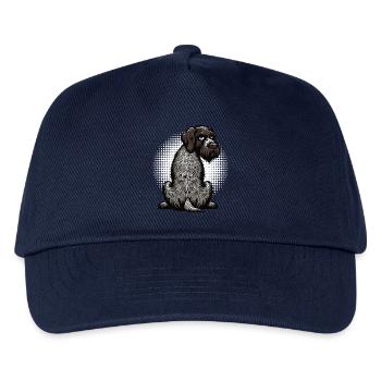 Deutsch Drahthaar Deutsch-Drahthaar Besitzer - Kinder Basecap - Navy - Vorne