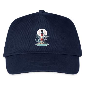 lighthouse - Kids’ Baseball Cap - navy - Front