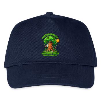 Retro-Eichen-Photosynthese - Kinder Basecap - Navy - Vorne