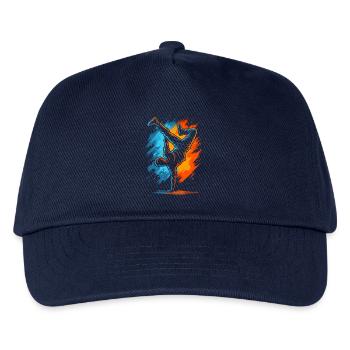 Breakdancing Kinder Herren Jungen Breakdance - Kinder Basecap - Navy - Vorne