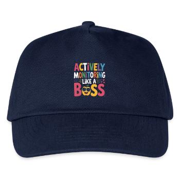 Aktive Überwachung wie eine - Kinder Basecap - Navy - Vorne