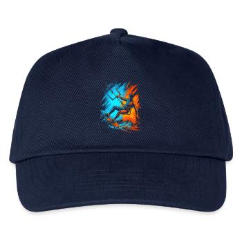 Kitesurfing Kitesurf Herren Kinder Kitesurfen - Kinder Basecap - Navy - Vorne