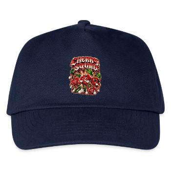 Kirsche - Kinder Basecap - Navy - Vorne
