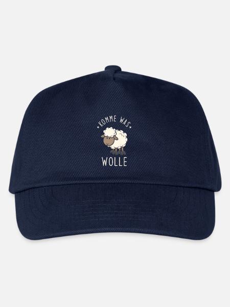 Komme was Wolle - Kinder Basecap - Navy