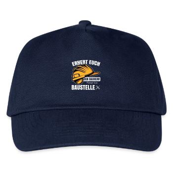 Erhebt Euch - Der Bauherr Betritt die Baustelle - Kinder Basecap - Navy - Vorne