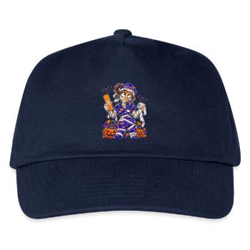 Halloween-Mummy Krankenschwester - Kinder Basecap - Navy - Vorne