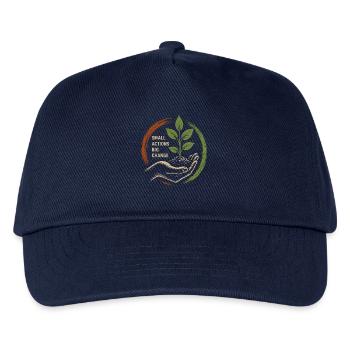 Kleine Aktionen Große Veränderung - Kinder Basecap - Navy - Vorne