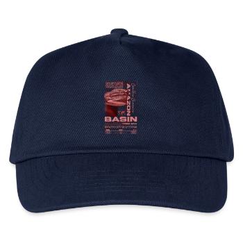 Smaragdbaumboa-Schlangenbesitzer und Reptilienhalter - Kinder Basecap - Navy - Vorne