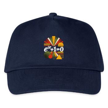 Euler-Identität – Mathematik-Wissenschaftsgleichung - Kinder Basecap - Navy - Vorne