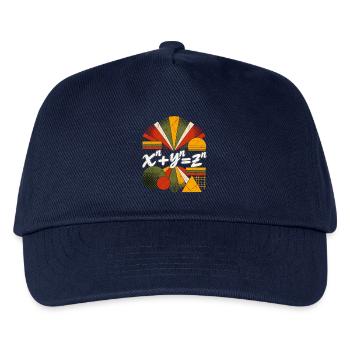 Fermats letzter Satz – Mathematische Gleichung - Kinder Basecap - Navy - Vorne
