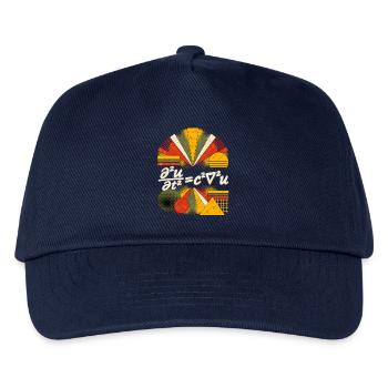 D'Alembert-Wellengleichung – Physikalische Gleichung – - Kinder Basecap - Navy - Vorne