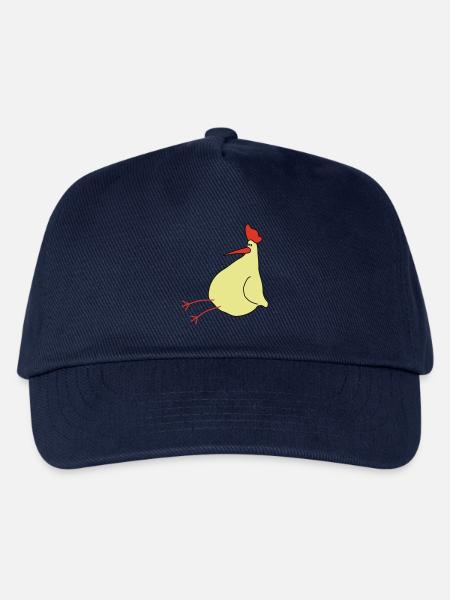 Ein Huhn - Kinder Basecap - Navy