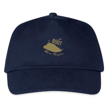 Mein Boot meine Regeln Motorboot - Kinder Basecap - Navy - Vorne