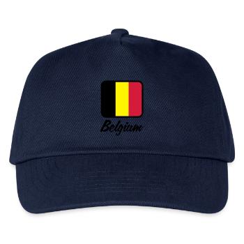 National Flag of Belgium - Kids’ Baseball Cap - navy - Front