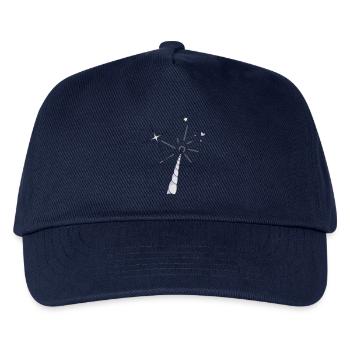 Einhorn Horn - Kinder Basecap - Navy - Vorne