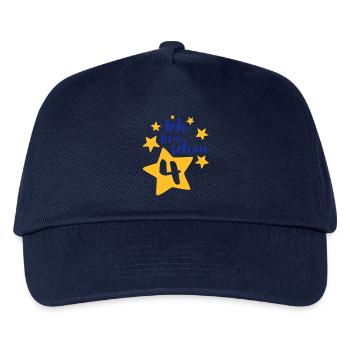 Ich bin schon Vier! - Kinder Basecap - Navy - Vorne