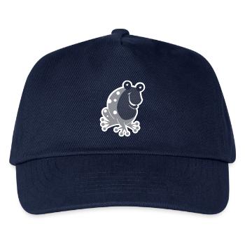 Für Froschliebhaber und Teichfreunde Geschenk - Kinder Basecap - Navy - Vorne