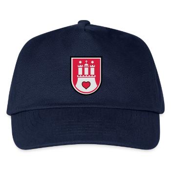 hamburg wappen - Casquette de baseball Enfant - marine - Devant