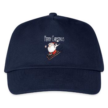 Merry Christmas Santa Claus - X-Mas - Kids’ Baseball Cap - navy - Front