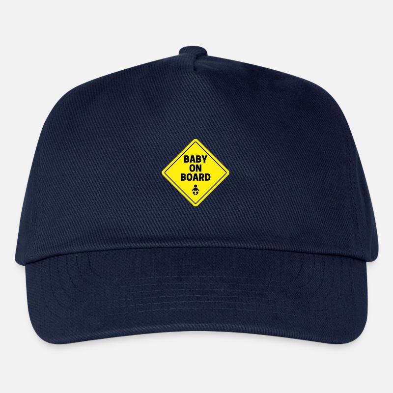 baby on board - Kinder Basecap - Navy