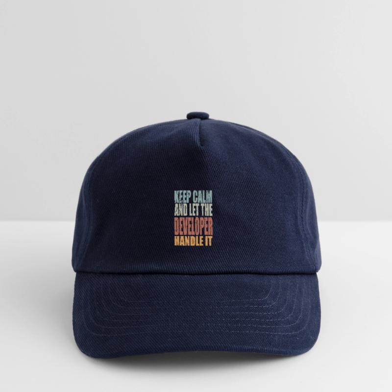 Keep Calm Developer Saying Developer Gift Kids’ Baseball Cap