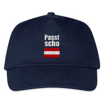 Passt scho - Kinder Basecap - Navy - Vorne