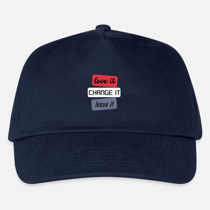 Love it Change it Leave it - Kinder Basecap - Navy