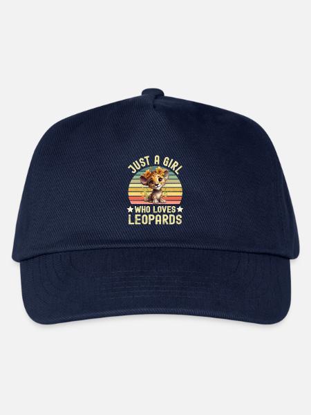 Leopard - Kinder Basecap - Navy