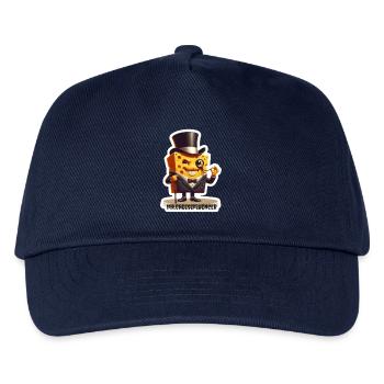 Mr Cheesefluencer Käsecharme - Kinder Basecap - Navy - Vorne