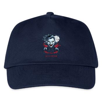 Gothic Halloween Horror - Kinder Basecap - Navy - Vorne