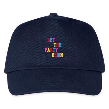 "Let the Party begin-Lets Dance" - Kids’ Baseball Cap - navy - Front