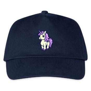Unicorn Unicorn - Kids’ Baseball Cap - navy - Front