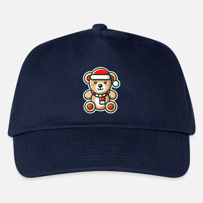 Weihnachtlicher Teddybär - Kinder Basecap - Navy