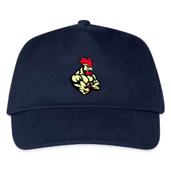 Rooster Comic - Kids’ Baseball Cap - navy - Front