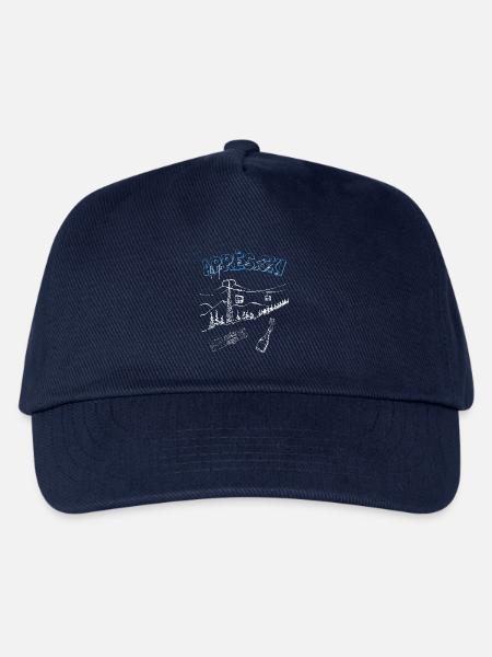 Cooler Unisex-After-Ski-Pullover, Après-Ski - Kinder Basecap - Navy