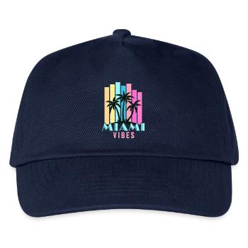 Miami Vibes - Kids’ Baseball Cap - navy - Front
