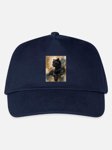 Sitzende Panther - Kinder Basecap - Navy