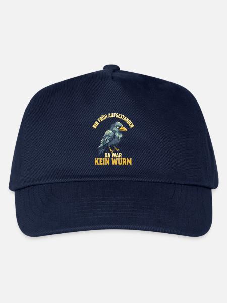 Genervter Rabe Morgenmuffel - Kinder Basecap - Navy