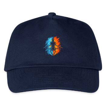 Ruderer Ruderboot Kinder Herren Jungen Rudern - Kinder Basecap - Navy - Vorne