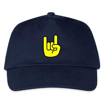 Heavy Metal Hand - Kinder Basecap - Navy - Vorne