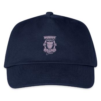 Bulldogge Perfektion Hundeliebe - Kinder Basecap - Navy - Vorne