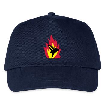 Breakdancer im Feuer - Kinder Basecap - Navy - Vorne