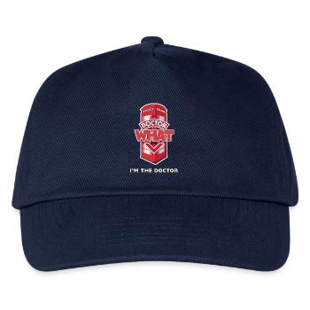 Doctor What - Kids’ Baseball Cap - navy - Front