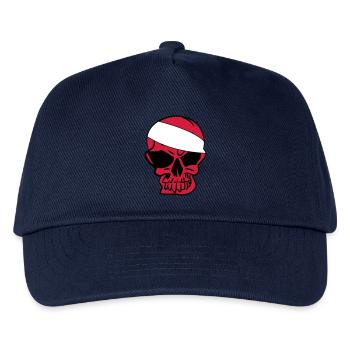 Anarcho Skull Anarchy anarchy - Kids’ Baseball Cap - navy - Front